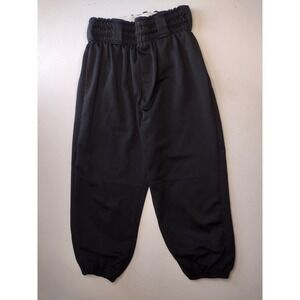 Wilson Youth Medium Black Baseball Pants Elastic Waist Boys Kids‎